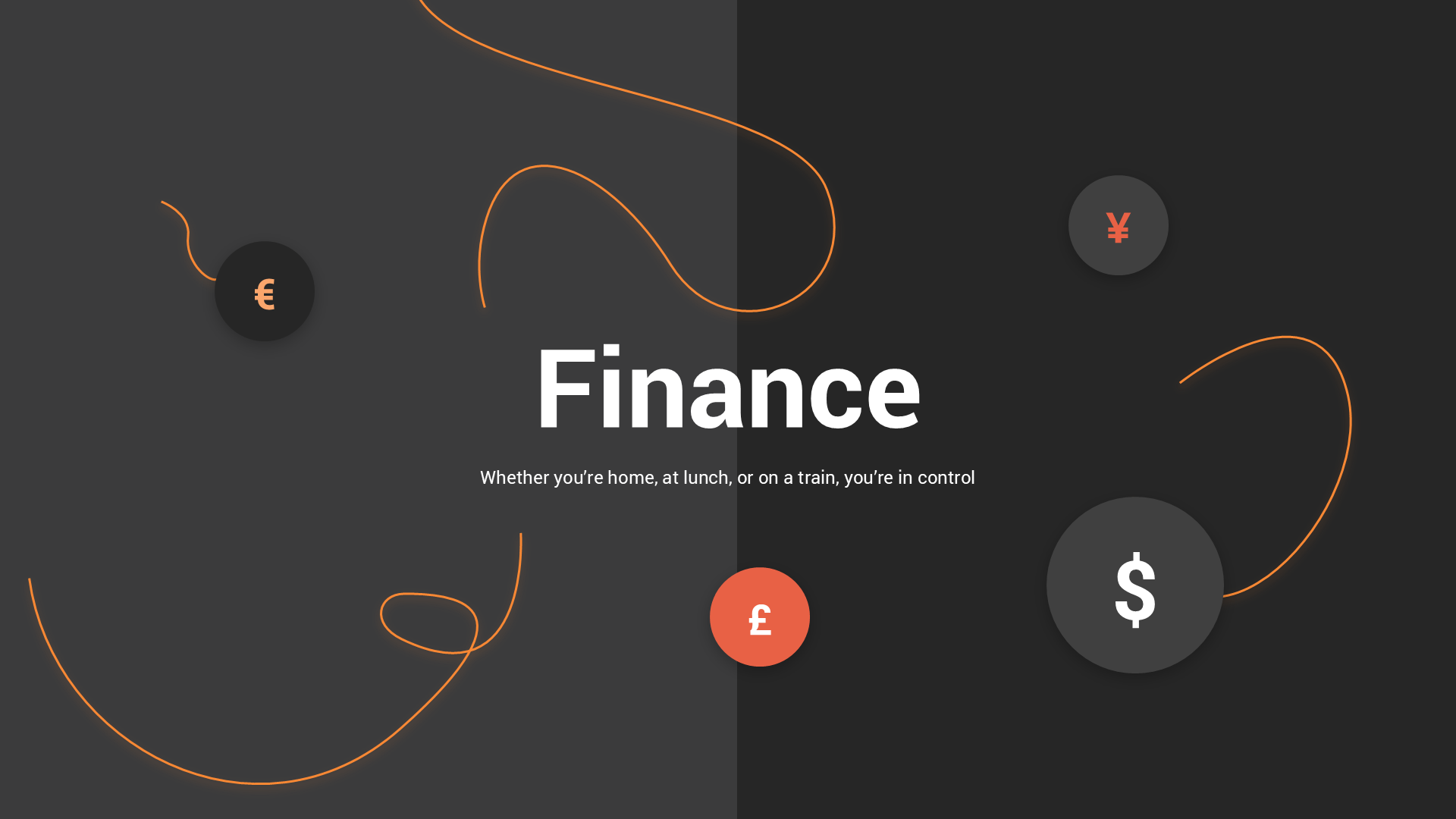 Business Finance Dark slide 3